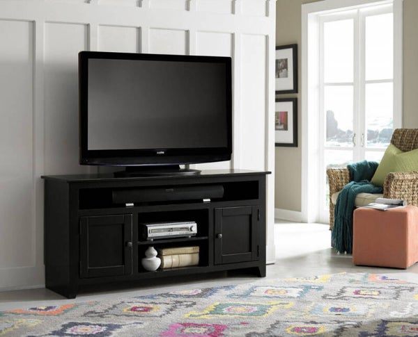 Black 58" Console