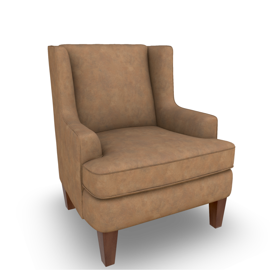 Sterling Modern Wingback Chair
