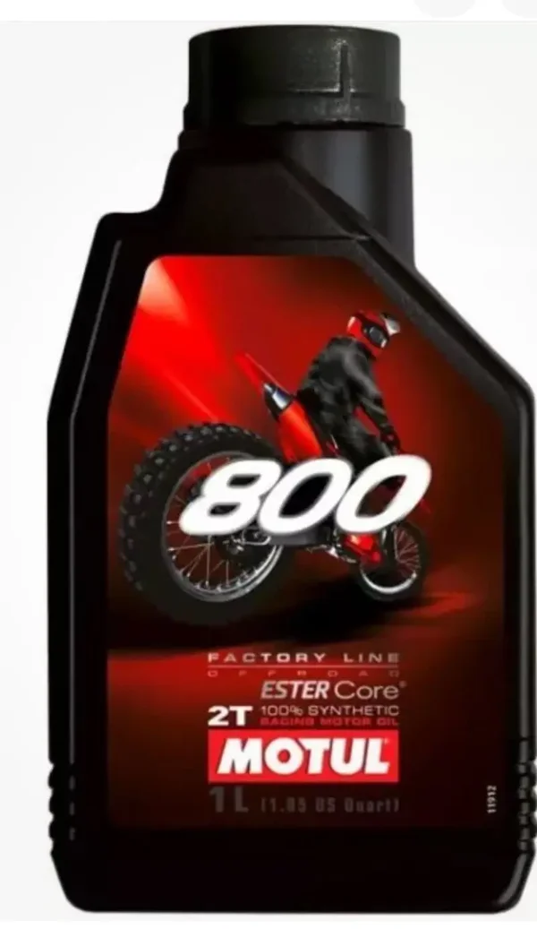 MOTUL 800 FACTORY LINE OFF ROAD 100% SINTETICO MOTO 2 TEMPI OLIO 1 LITRO 104038