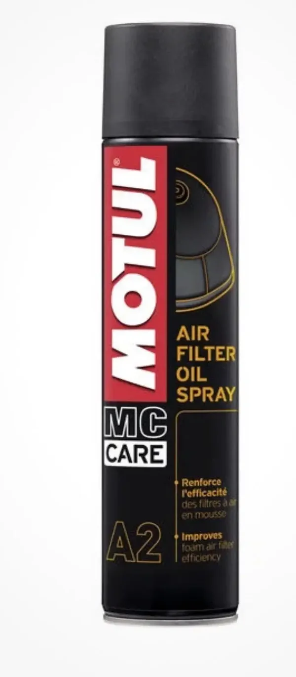 MOTUL A2 AIR FILTER OIL SPRAY 400 ML LUBRIFICANTE PER MANUTENZIONE FILTRO ARIA