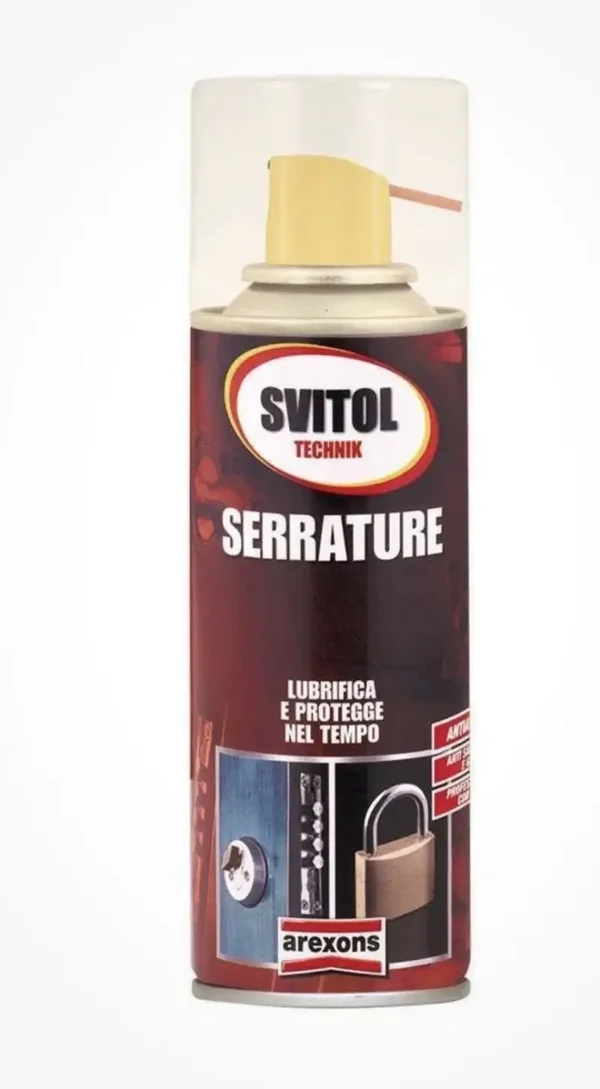 Lubrificante Spray Svitol Technik Serrature Cerniere Cancelli Antiruggine 200 ml