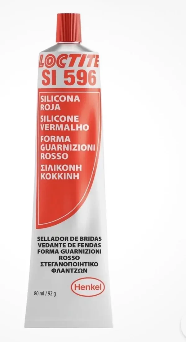 Pasta Rossa Per Guarnizioni Motore LOCTITE SI 596 Silicone Sigillante Red 80 ML