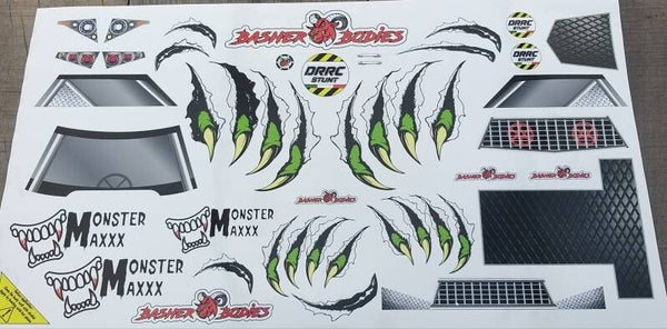 Decals Monster Maxx