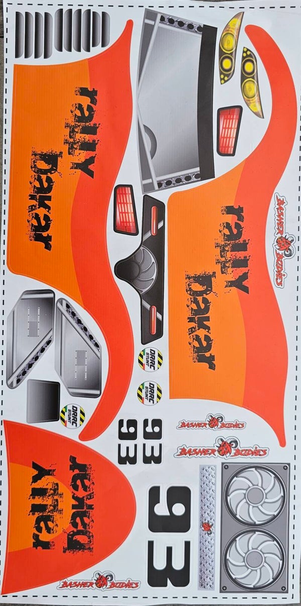 Decals Slash Dakar