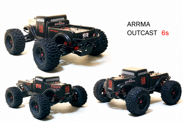 Vintage truck 1:8 and 1:10. Arrma traxxas fitting