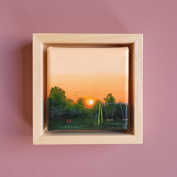 Kabouters met schommel