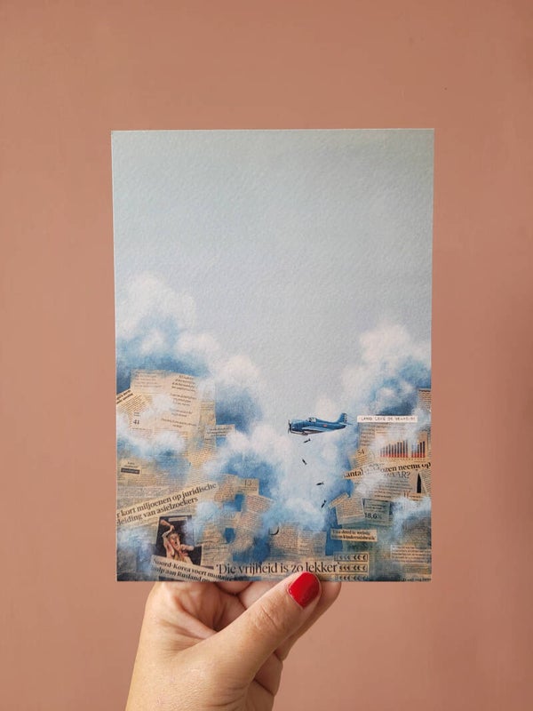 A5 print lang leve de vrijheid