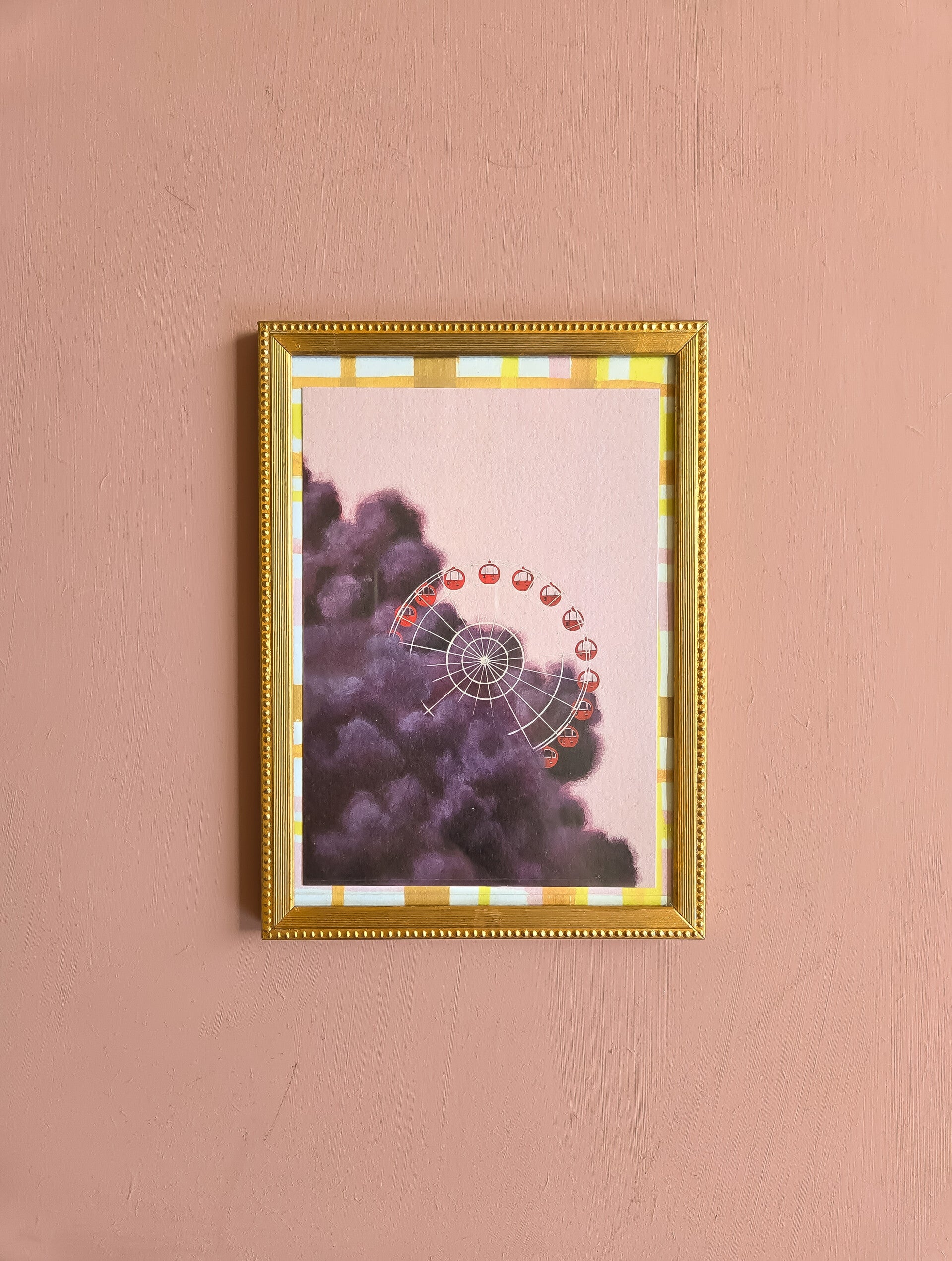 Reuzenrad in vintage lijstje