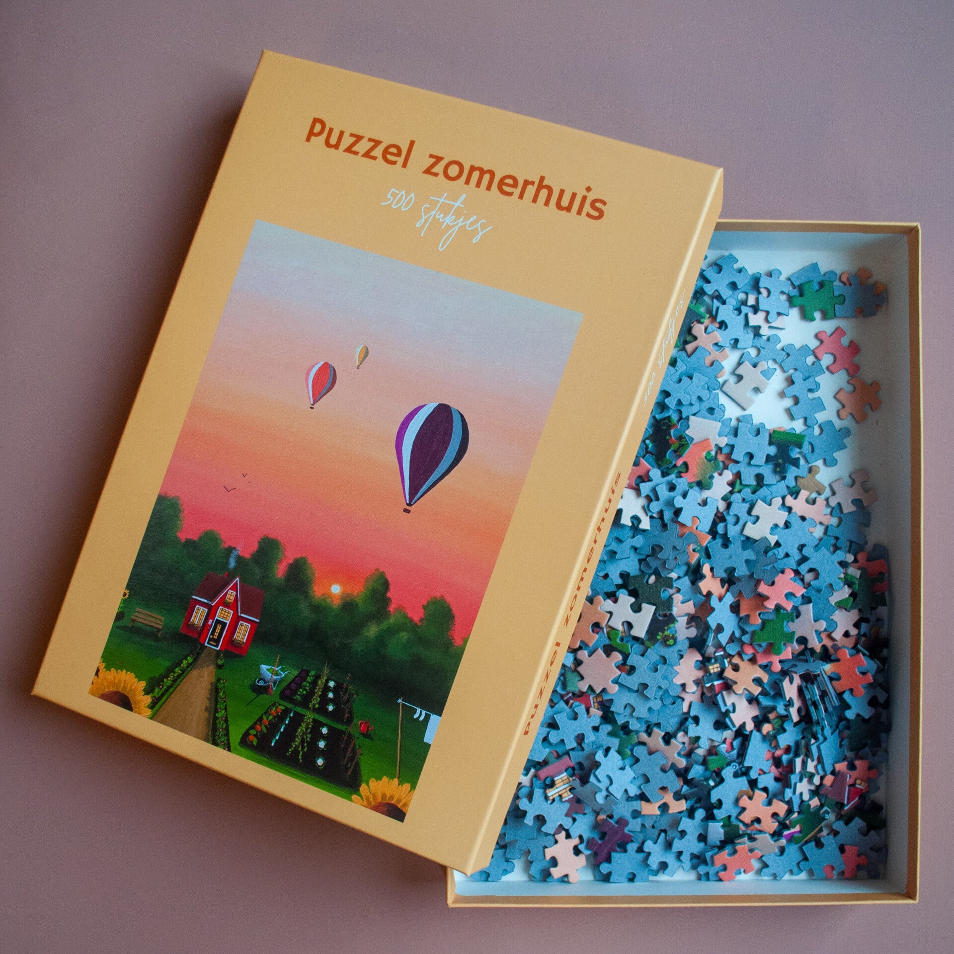 Puzzel 500 stukjes zomerhuis