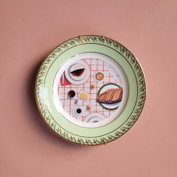 Wandbord ontbijttafel