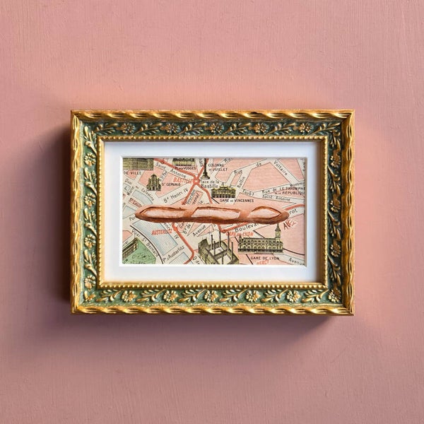 Le baguette - Plan de la ville de Paris