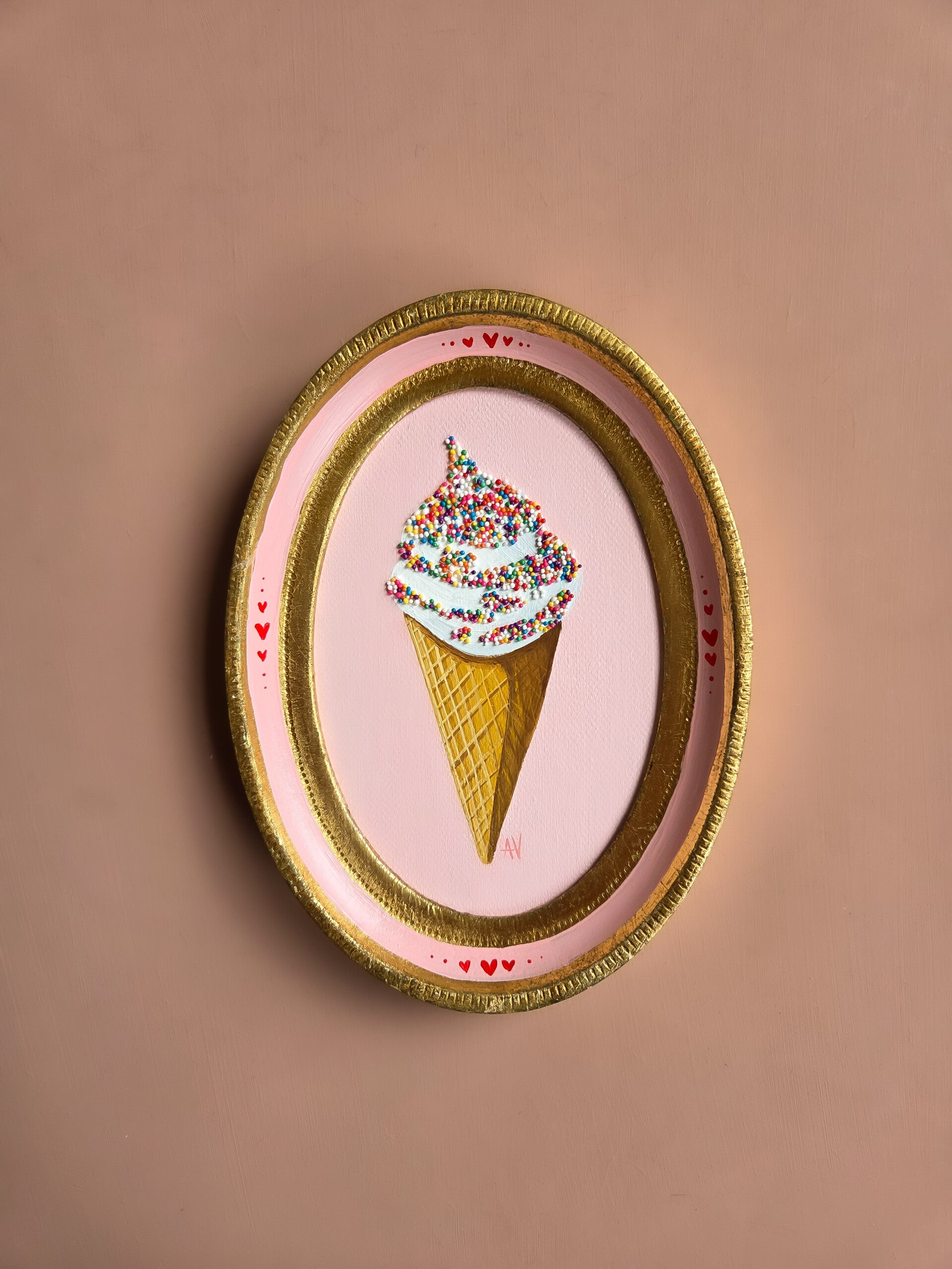 Feestijsje licht roze