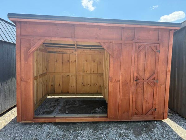 8x12 Run In with tack room