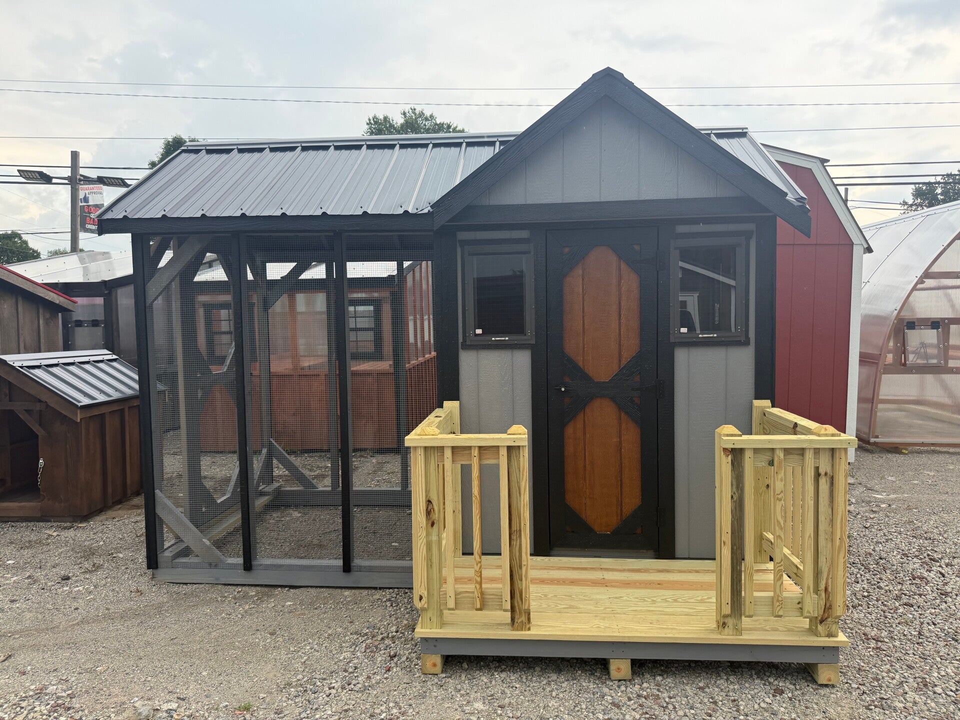 Chicken Coop Cottage With Porch 6x6