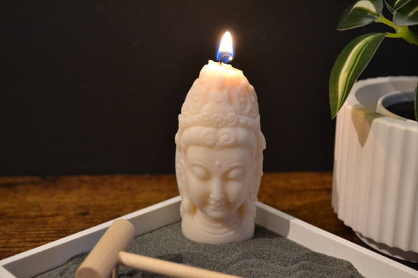 Kerze BUDDHA STATUE