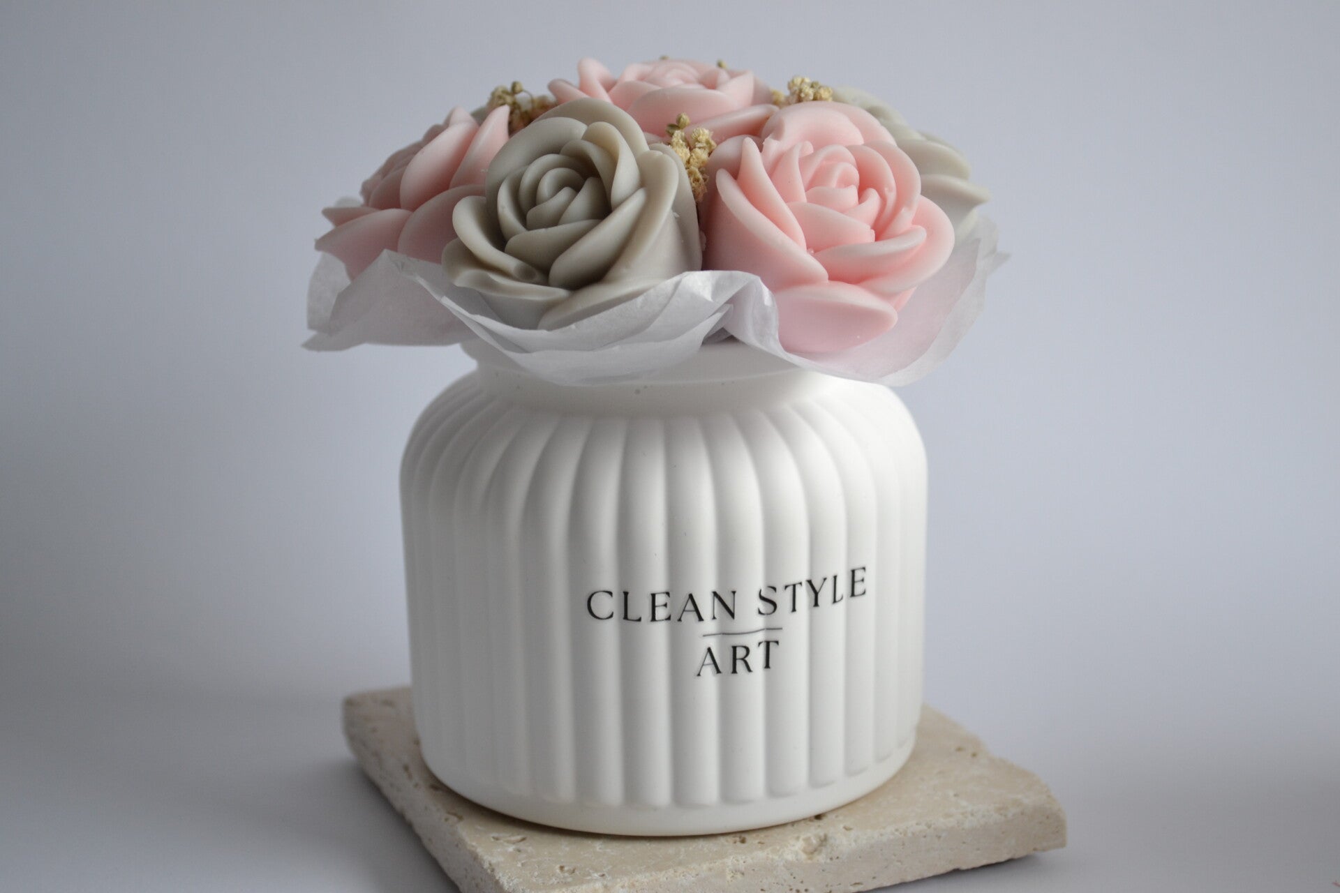 Kerzenbouquet ROSÉA