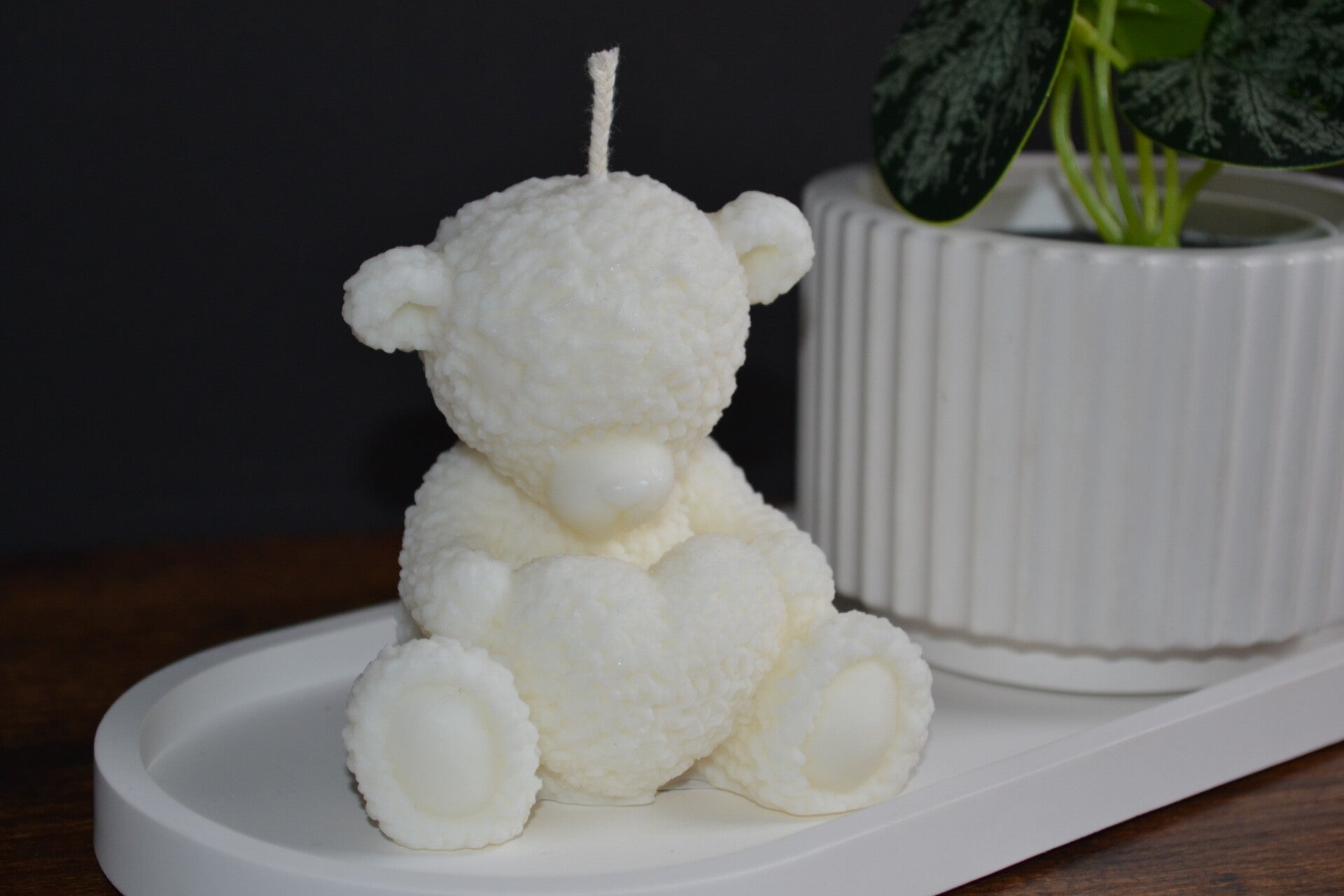 Kerze HAB DICH LIEB BÄR