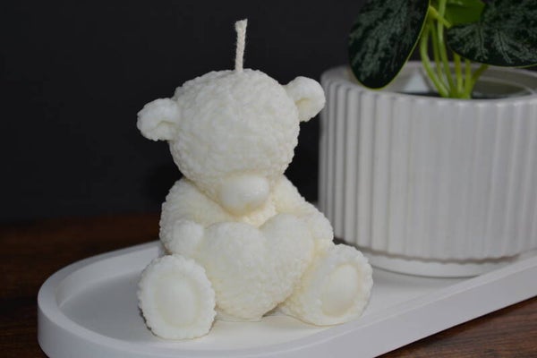 Kerze HAB DICH LIEB BÄR