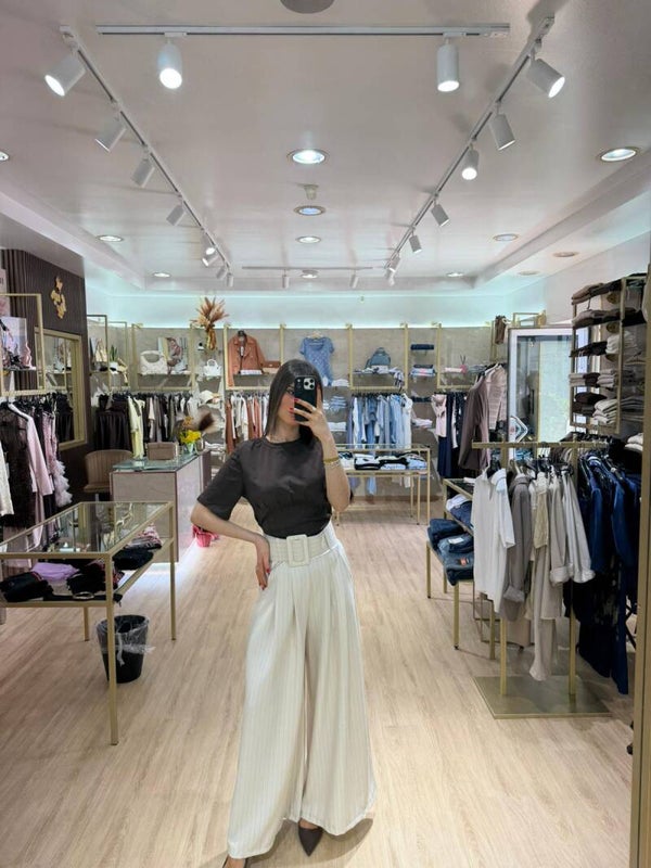 Pantalone gessato