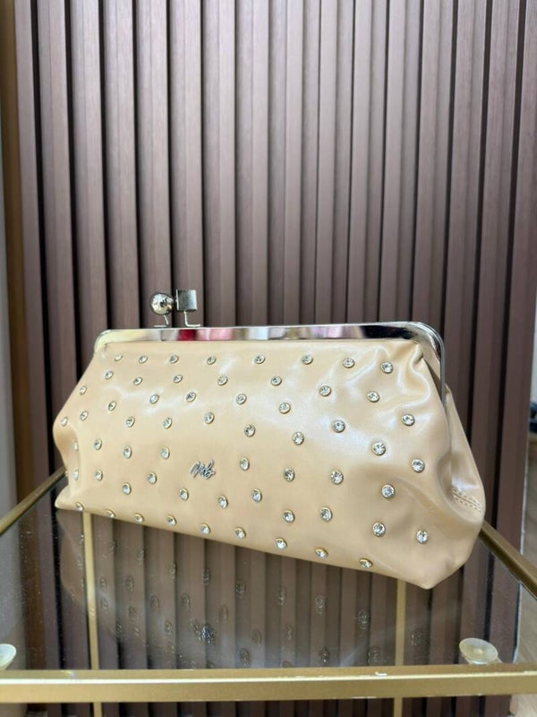 Pochette con strass