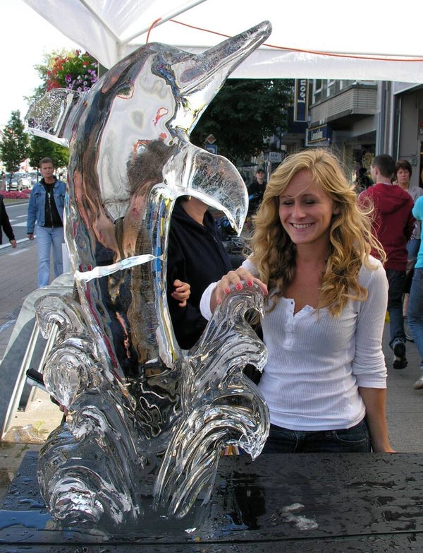 sculpteur sur glace - sculpture sur glace