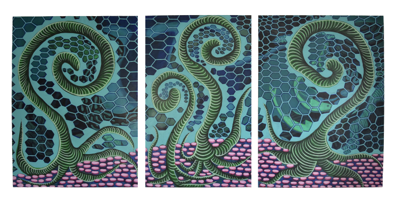 The blind Goodbye [130 cm x 90 cm - 130 cm x 85 cm - 130 cm x 90 cm]