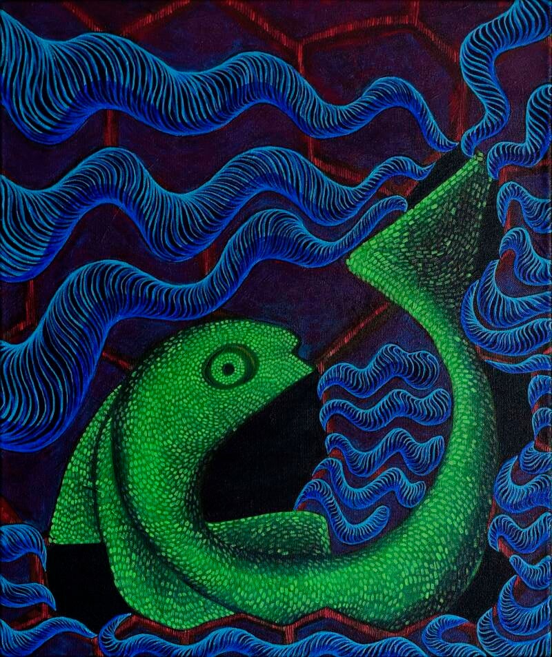 Look at me [50 cm x 60 cm]