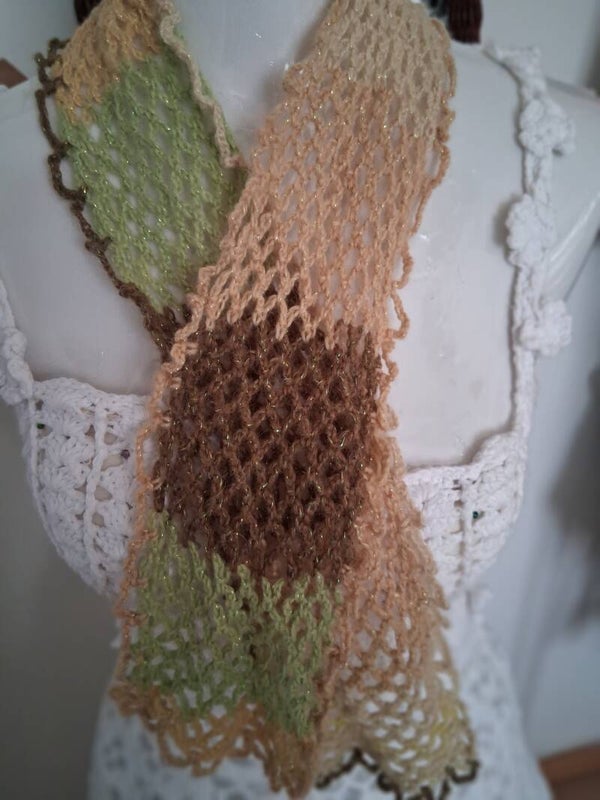 petite echarpe pailleté effe dentelle