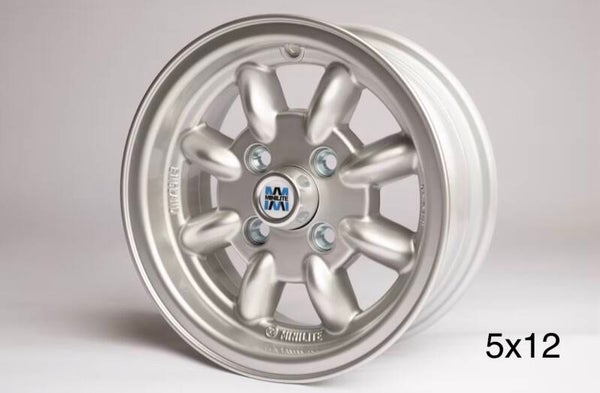 The original and genuine ®Minilite Wheel. 8 Spoke
