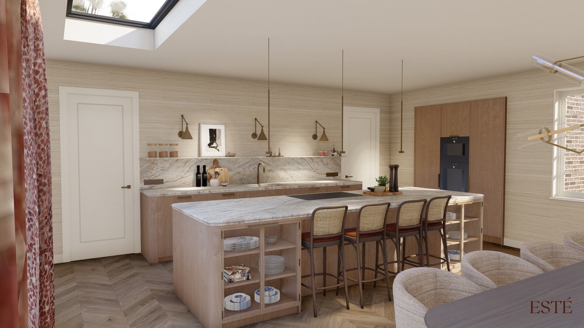 Keuken ontwerp op maat voor een project in Bussem