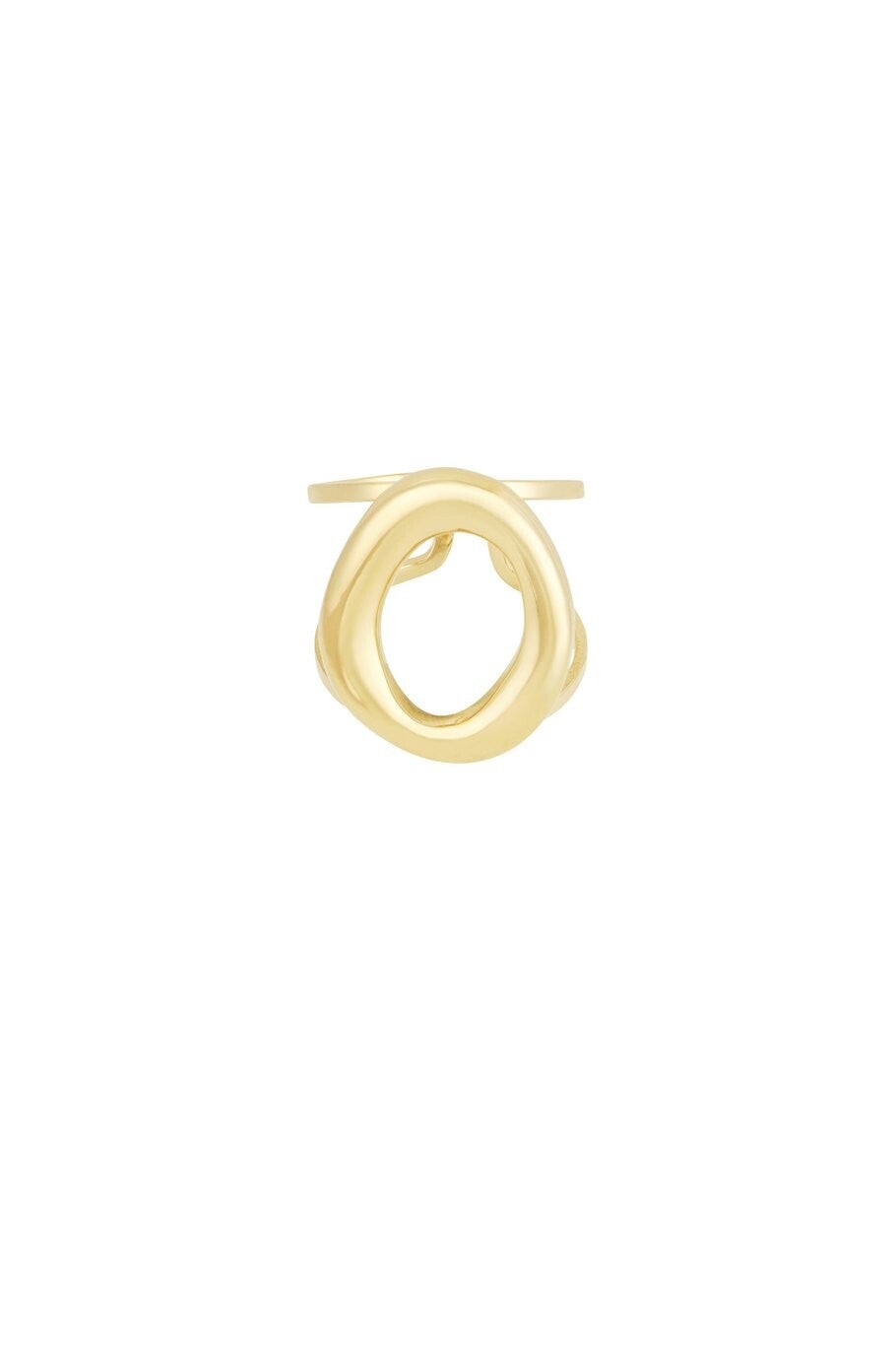 Bold circle ring (goud)