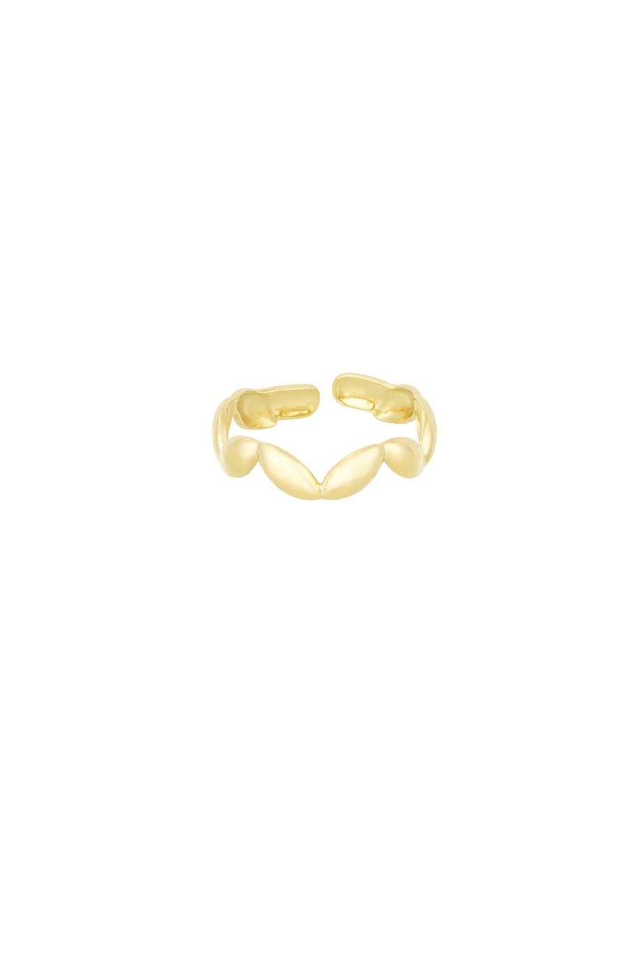 Wavy wonder ring (goud)