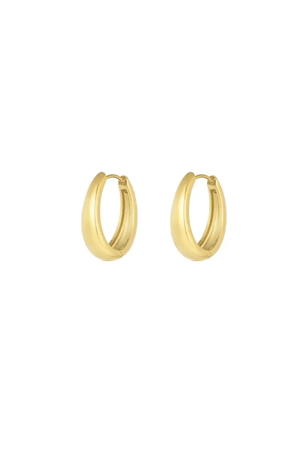 The classy hoops (goud)