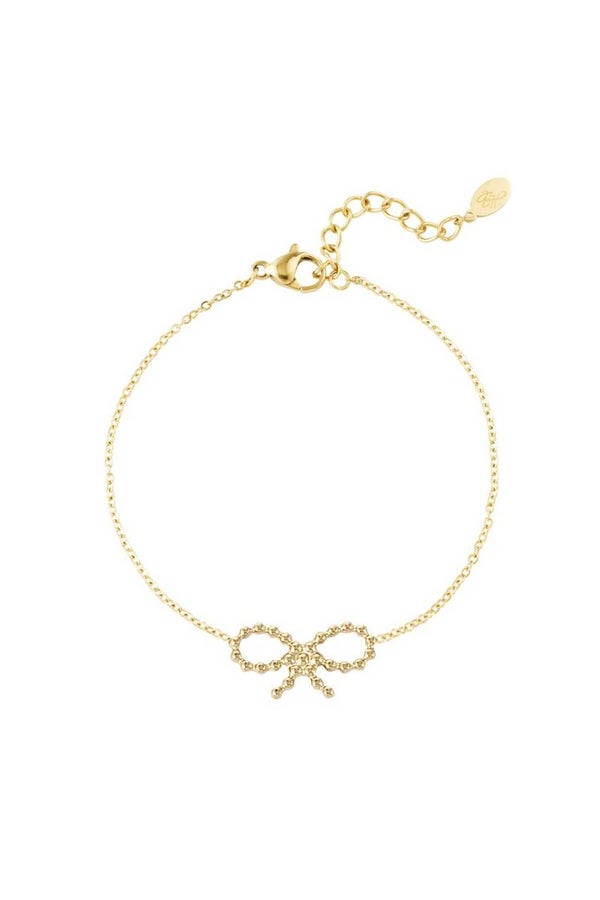 Bows sunday armband (goud)