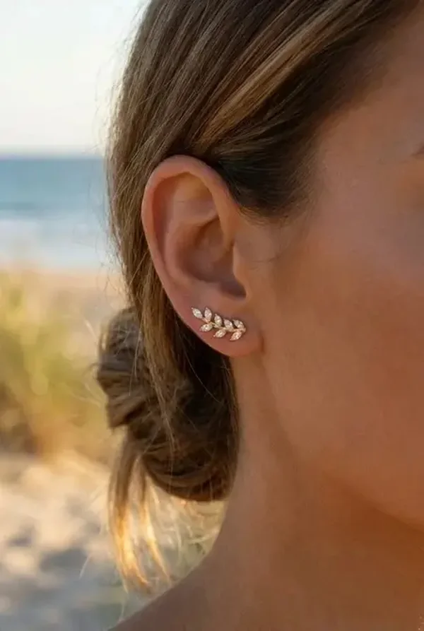 Thalia oorbellen goud