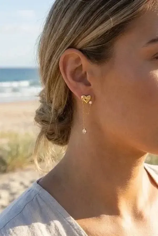 Calista oorbellen goud