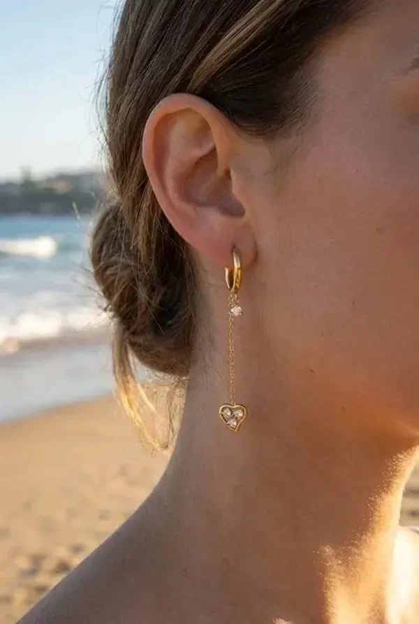 Ophelia oorbellen goud