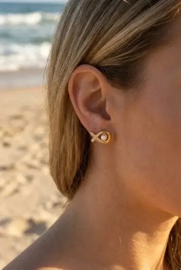 Natalia oorbellen goud