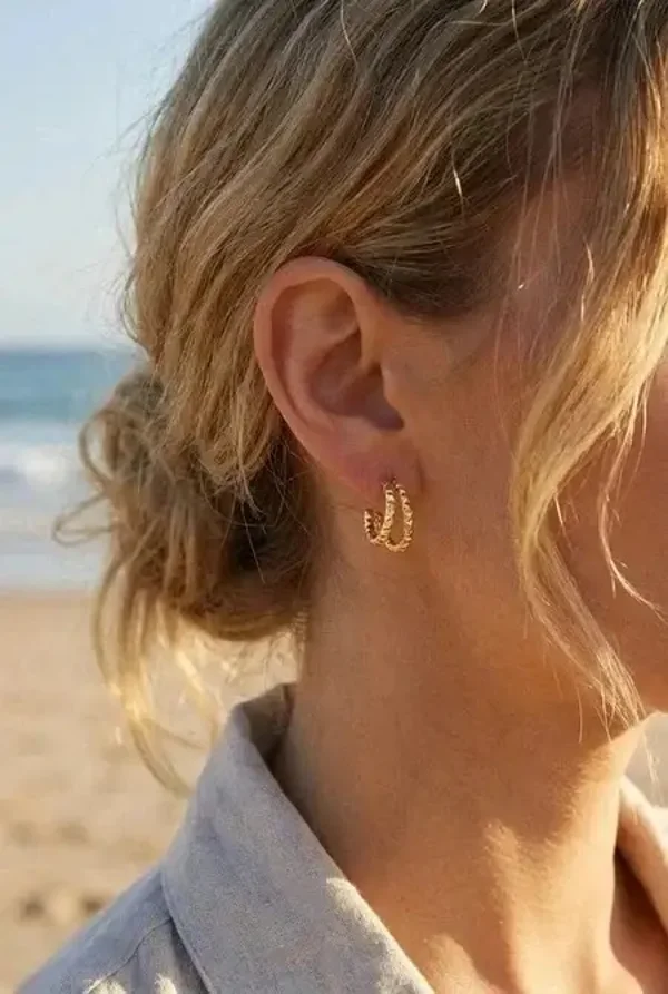 Celina oorbellen goud