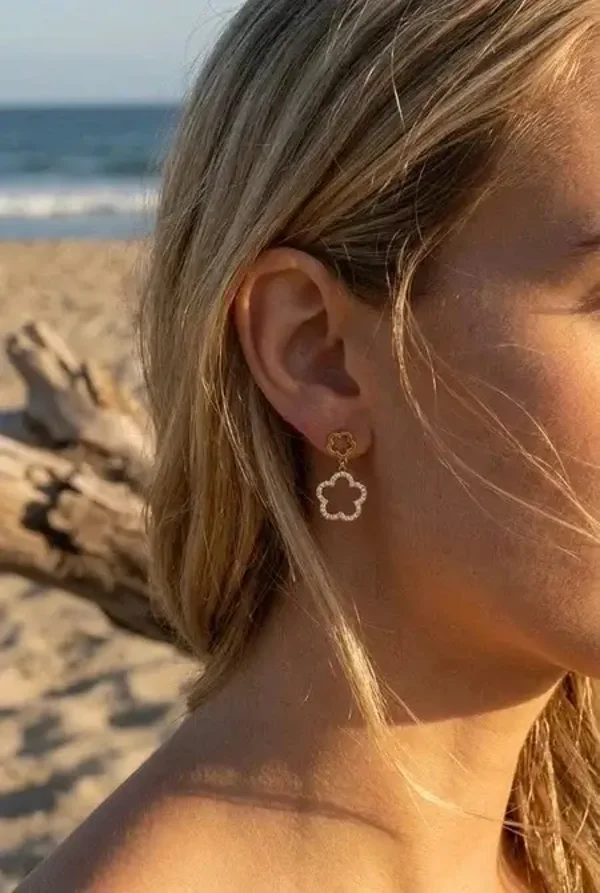 Elvira oorbellen goud