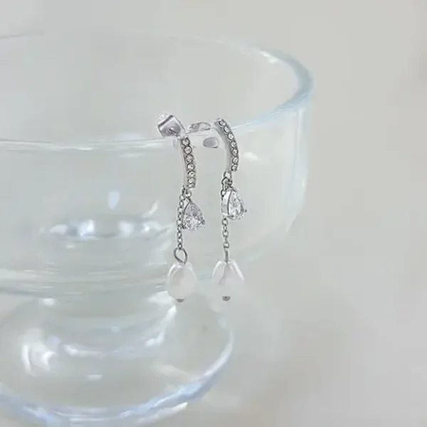 Yla oorbellen zilver