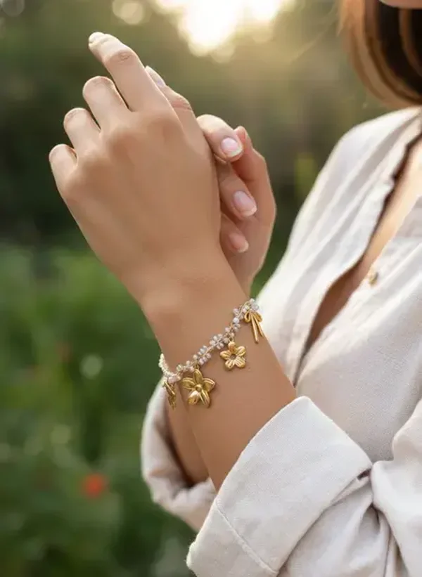 Lyla armband goud