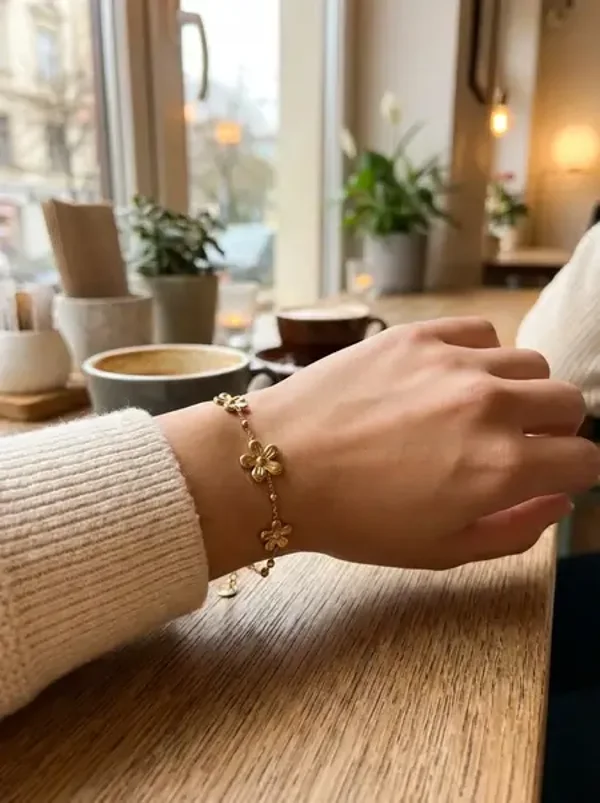 Nira armband goud