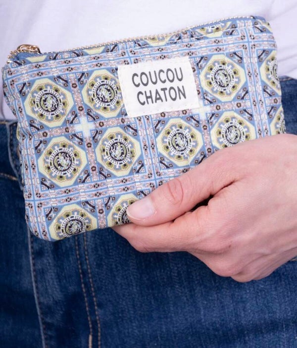 Coucou chaton tasje klein blauw