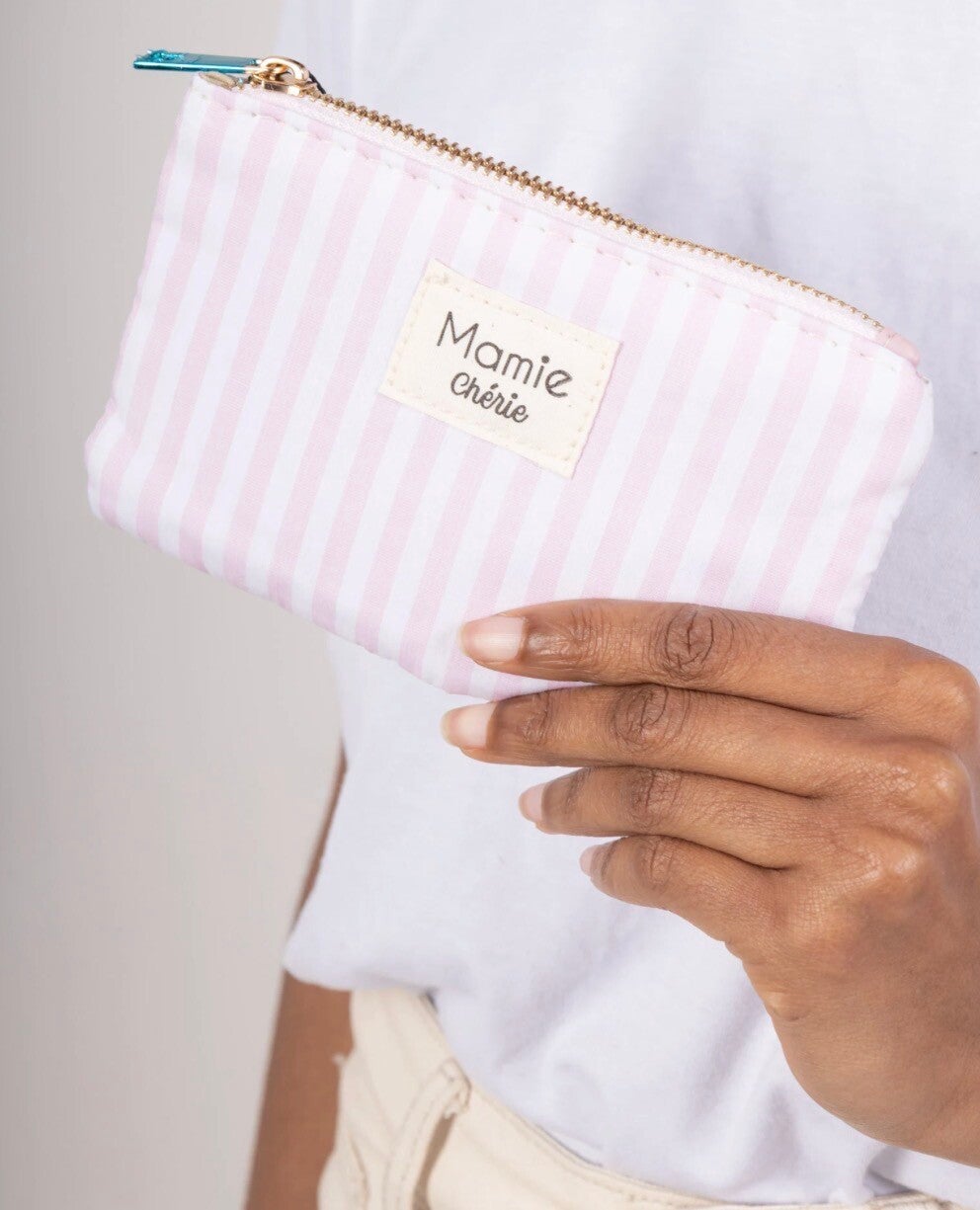 Mamie chérie tasje roos