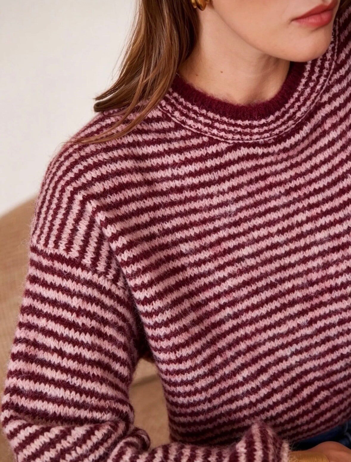 Sienna trui bordeaux (tu)