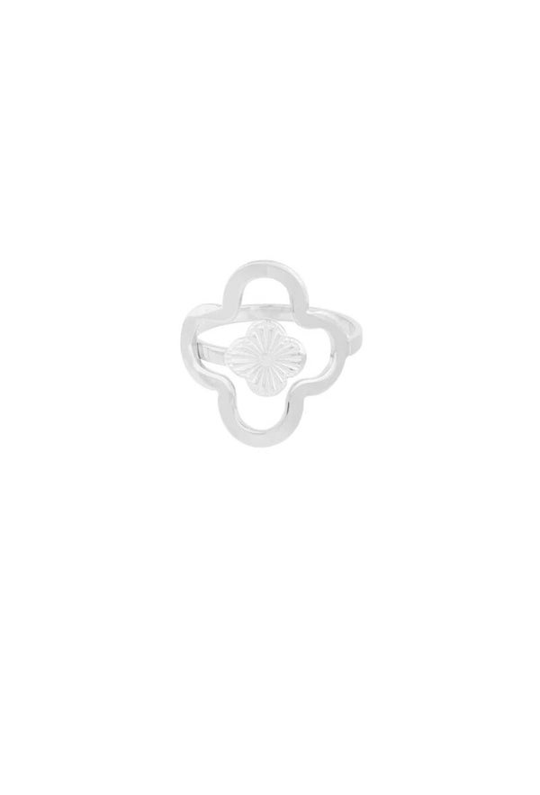 Lucky leaf ring (zilver)