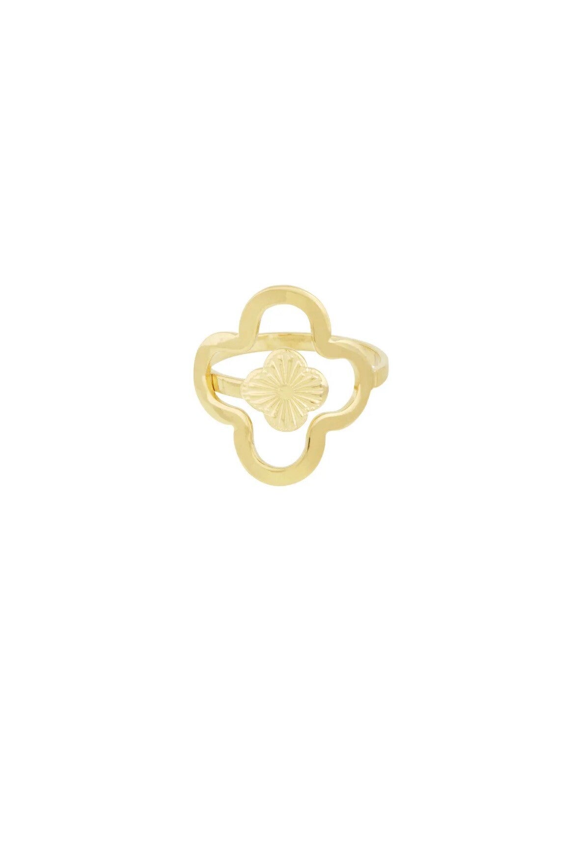 Lucky leaf ring (goud)