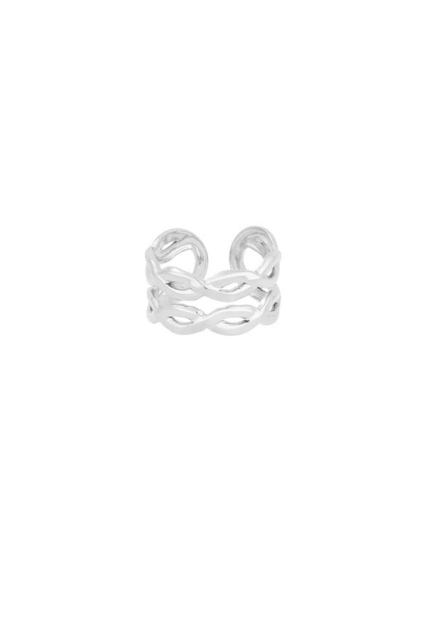 Swirl ring (zilver)