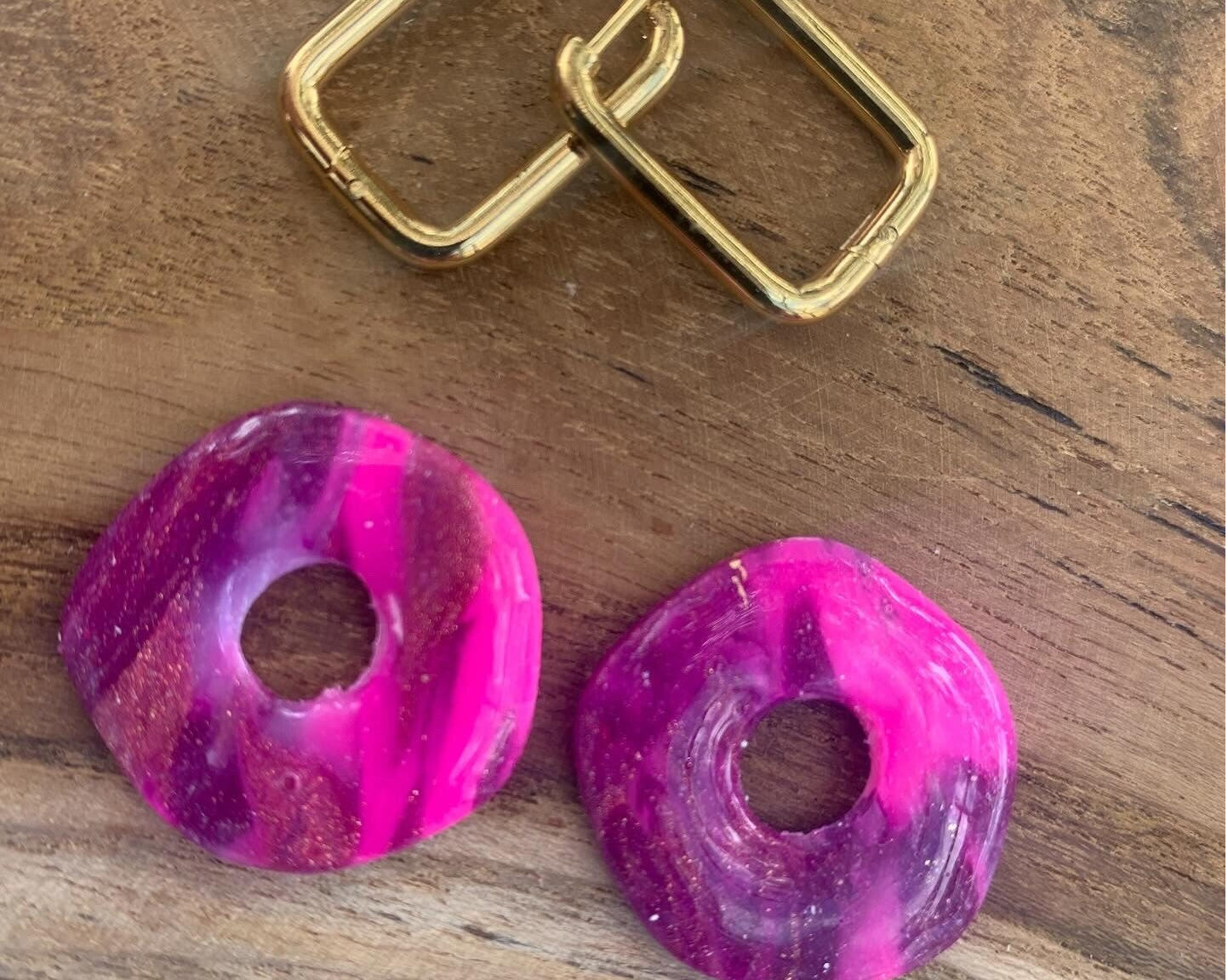 boucle d'oreille en polymere